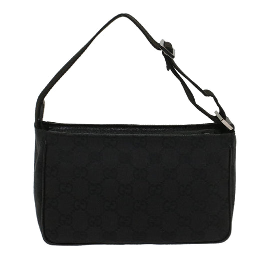 Luxury Gucci GG Canvas Hand Bag Black 106644 8744