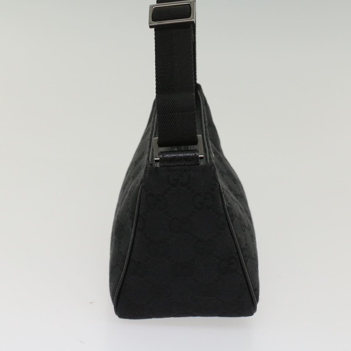 Luxury Gucci GG Canvas Hand Bag Black 106644 8744