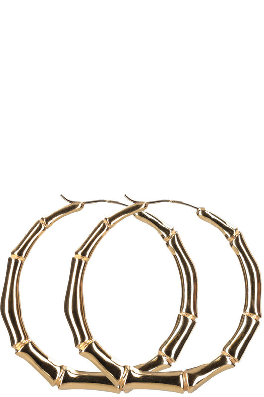 Luxury Gucci Trending 2025 Bamboo Earrings 18K Gold