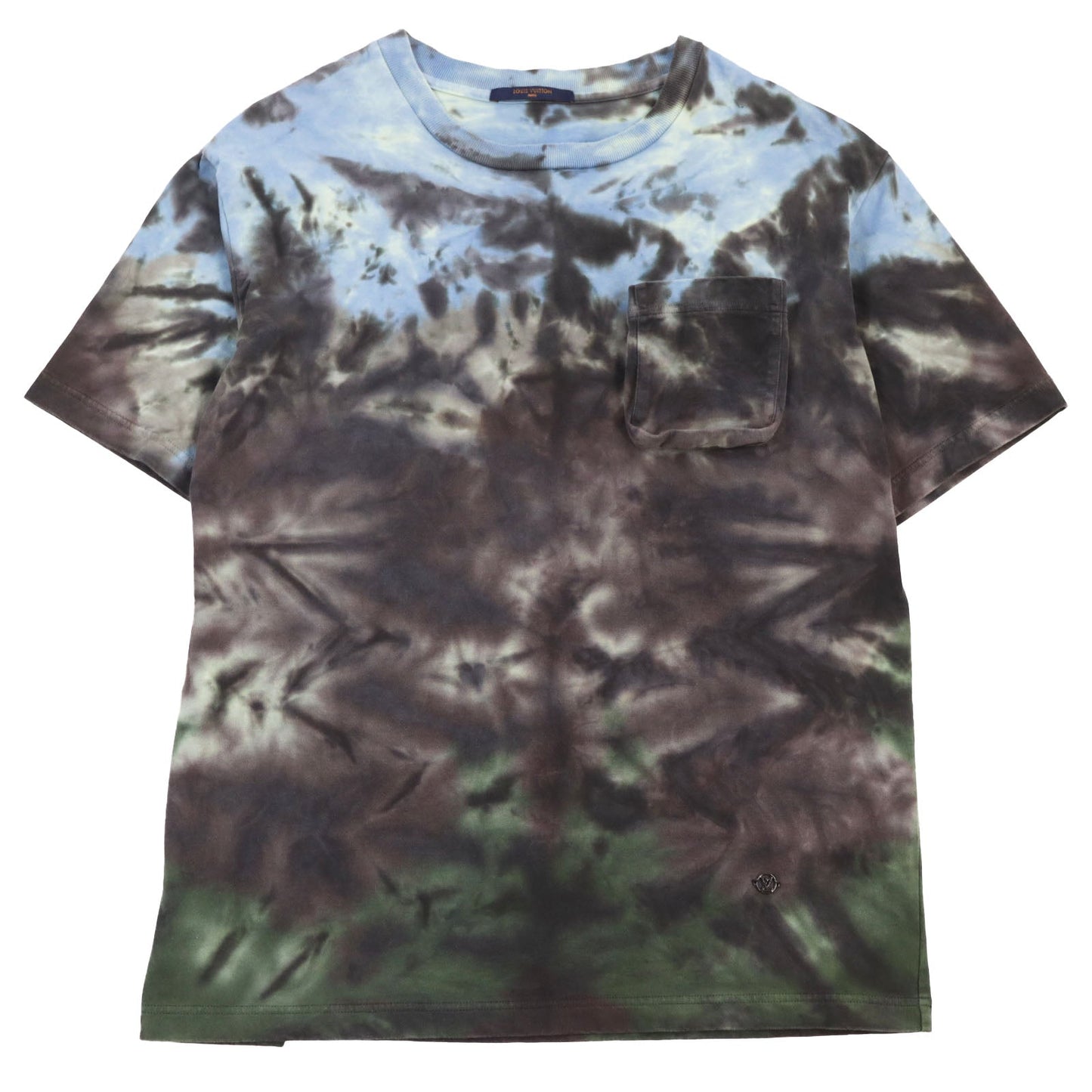 LOUIS VUITTON Short sleeve T-shirt cotton multicolor L