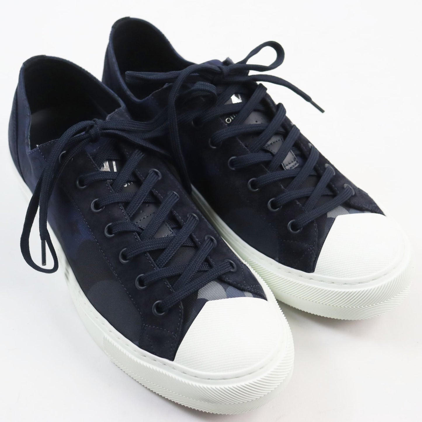 LOUIS VUITTON Low cut sneakers Part: suede Navy Tattoo line mens 8