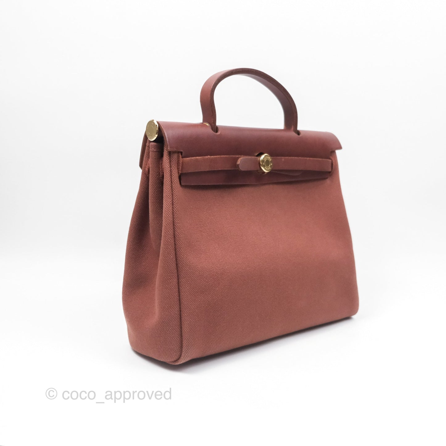 Hermès Herbag Zip 31 Rouge H Gold Hardware