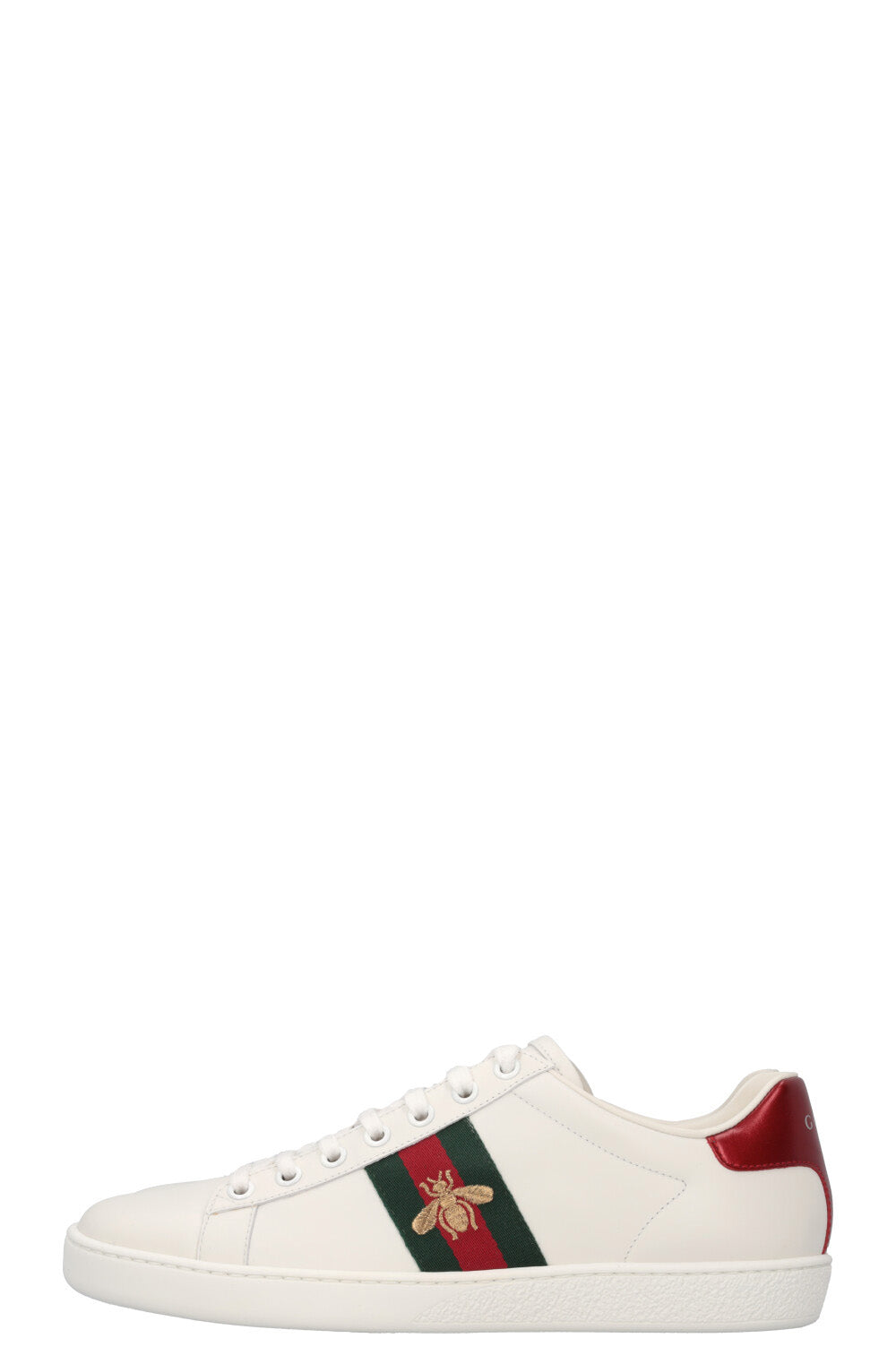 Luxury Gucci Trending 2025 Bee Web Low Top Sneaker White
