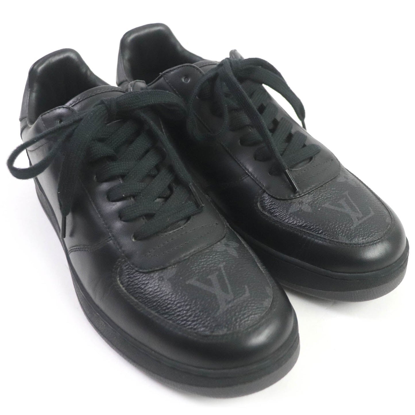 LOUIS VUITTON Low cut sneakers Monogram Eclipse black Rivoli line 5