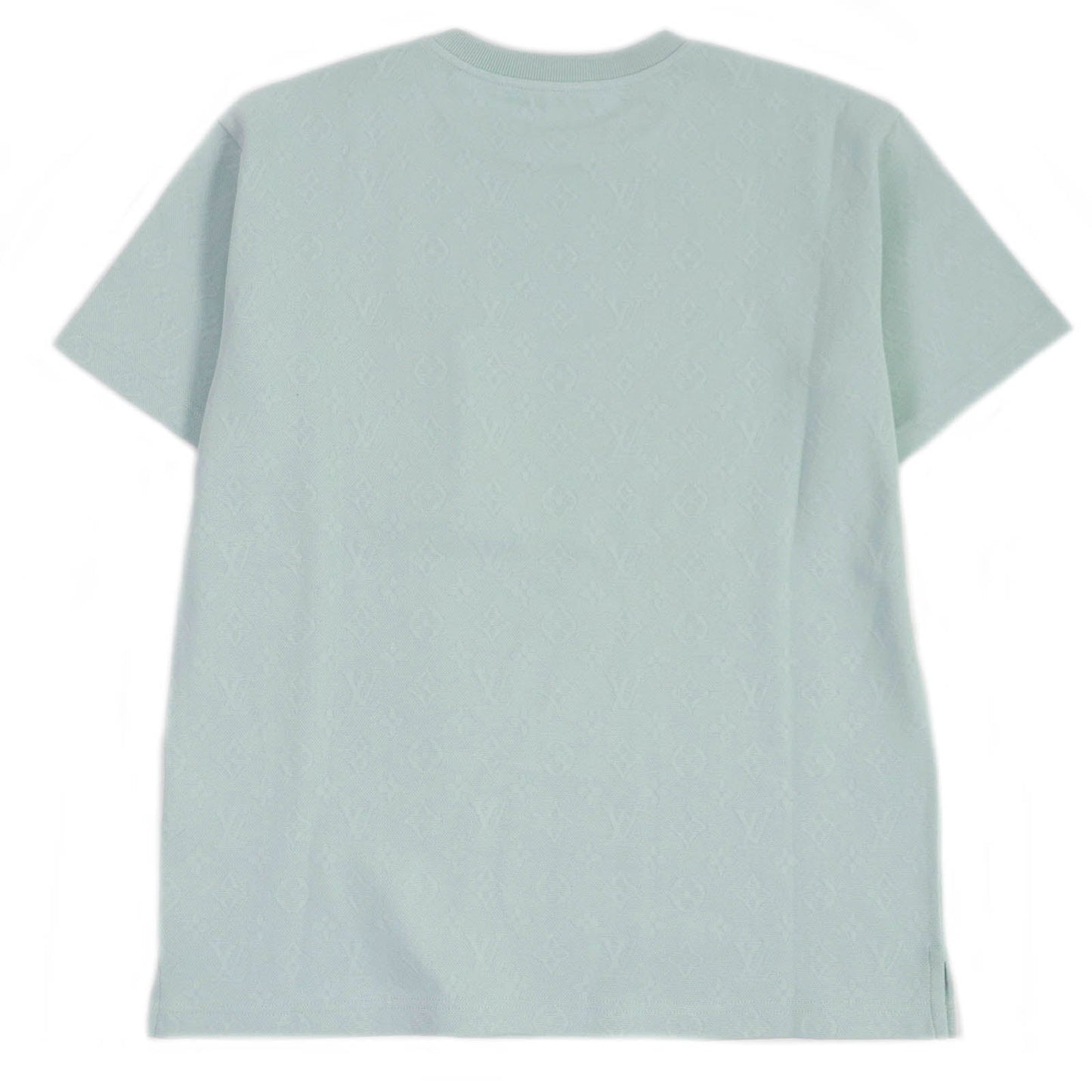 LOUIS VUITTON Short sleeve T-shirt cotton Blue green S