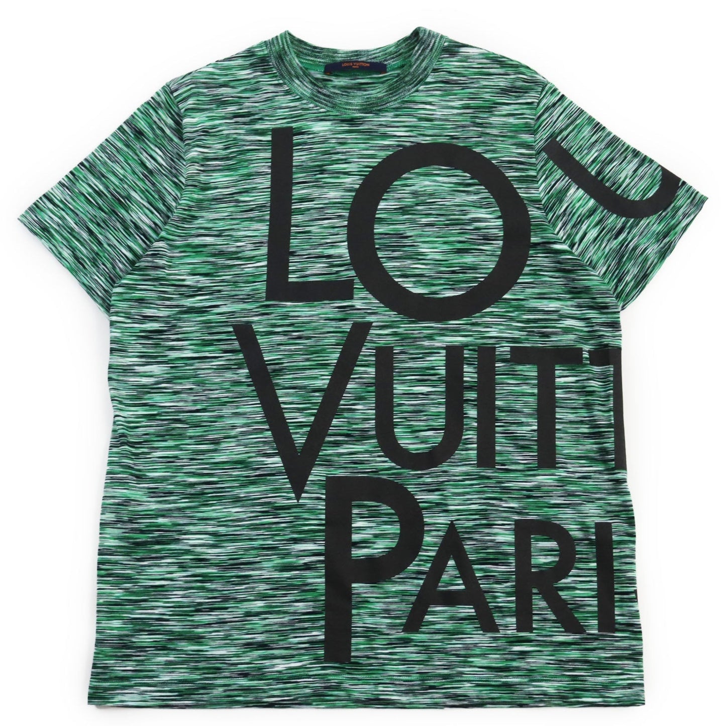 LOUIS VUITTON Short sleeve T-shirt HGY12W cotton green S