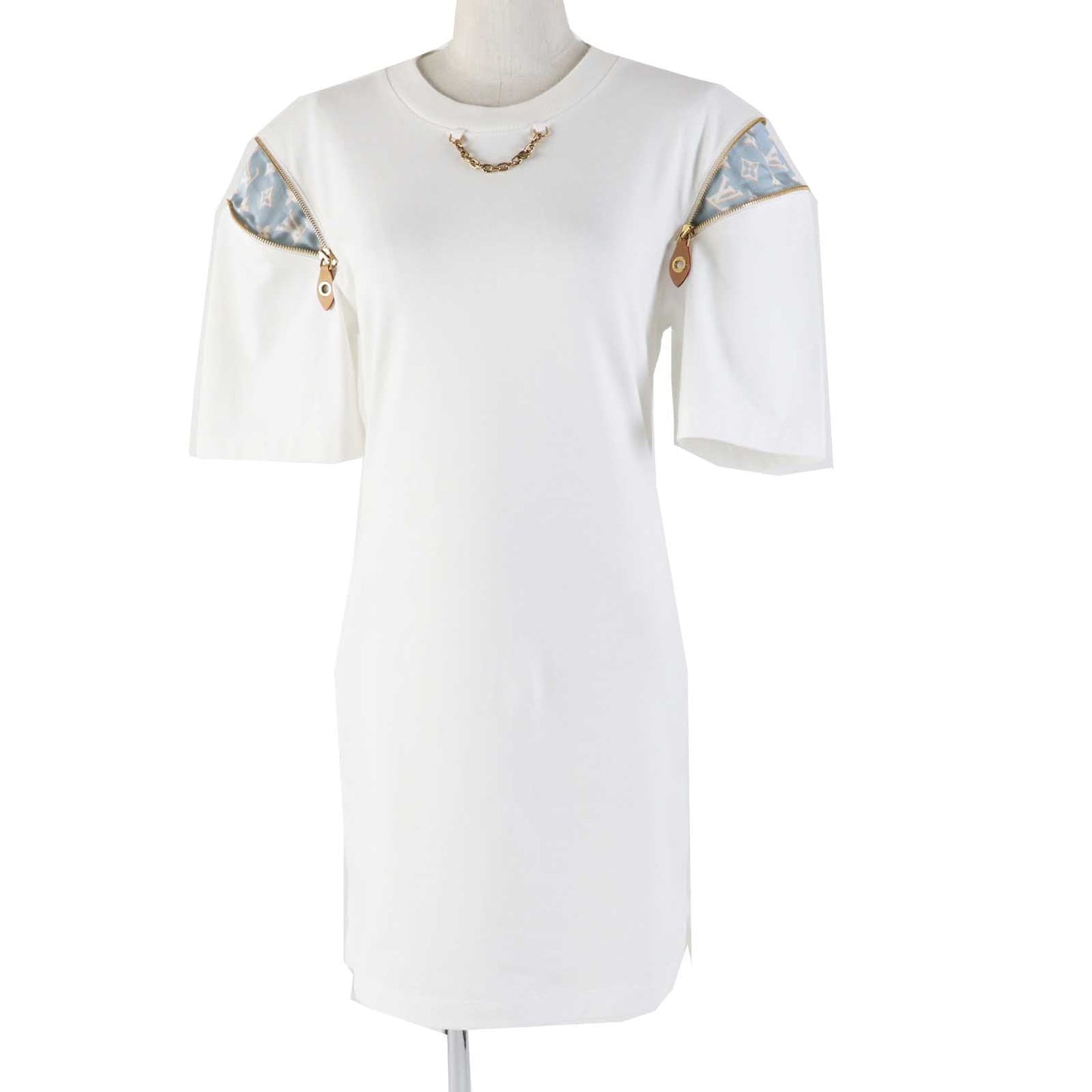 LOUIS VUITTON one piece cotton white XXS