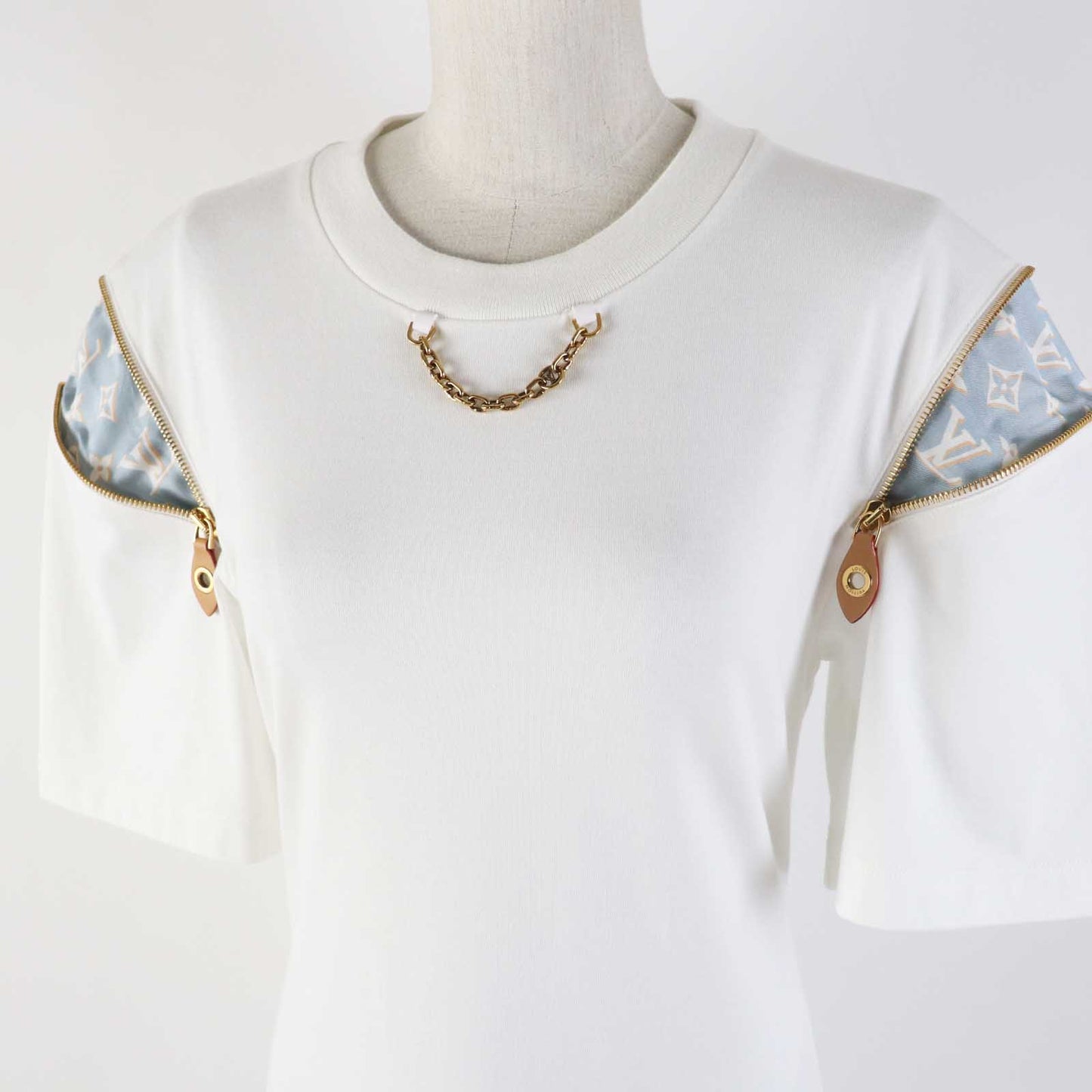 LOUIS VUITTON one piece cotton white XXS