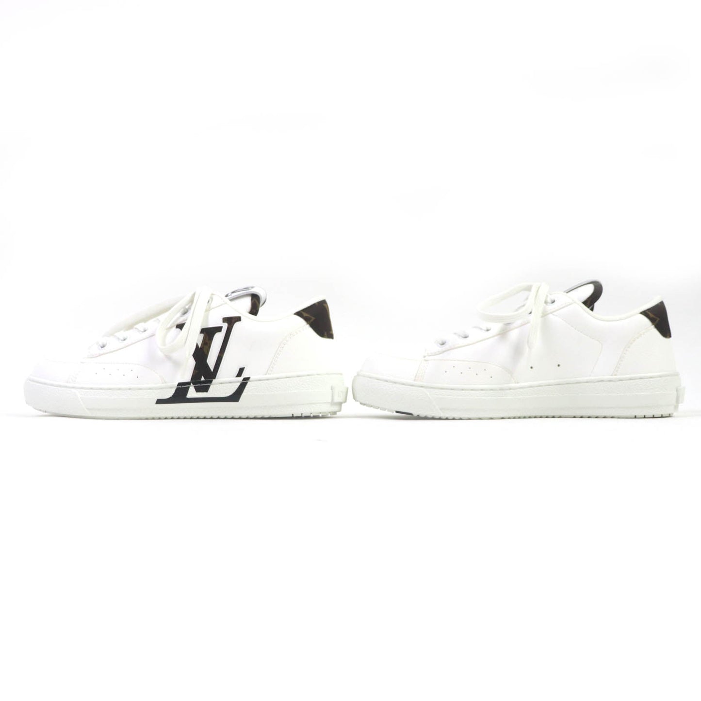 LOUIS VUITTON sneakers leather White brown Charlie line 38