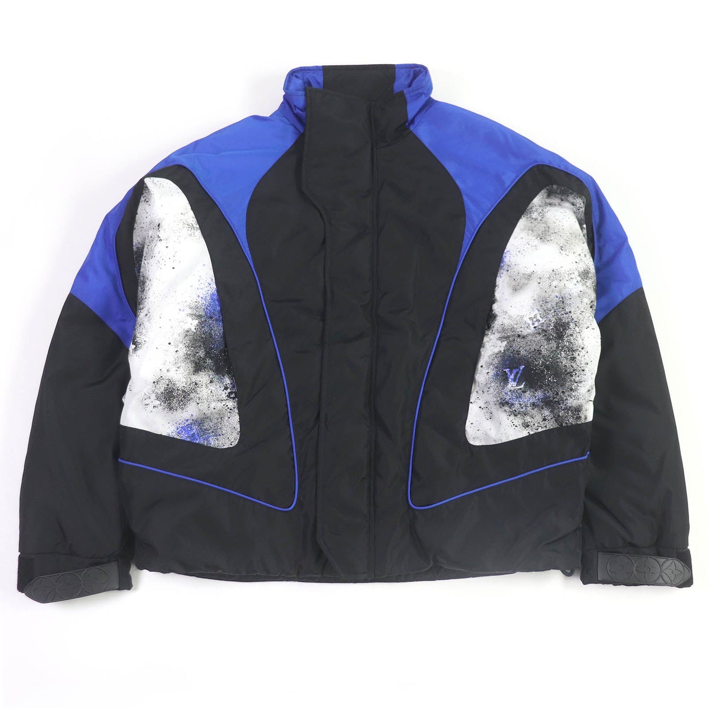 LOUIS VUITTON Nylon jacket HIB30WRWK cotton Black blue 52