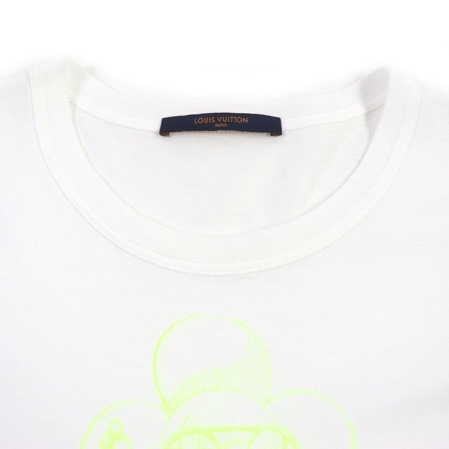 LOUIS VUITTON Short sleeve T-shirt HFY07W cotton white XL