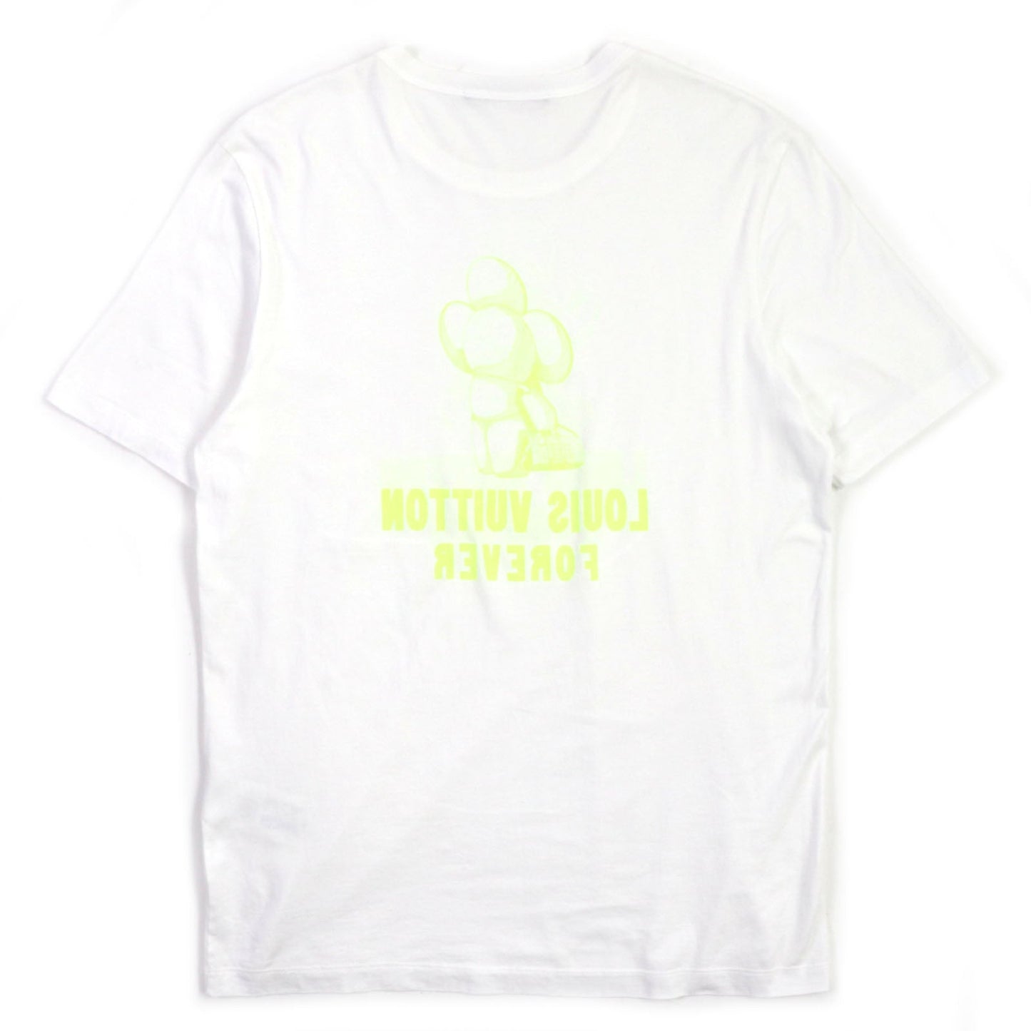 LOUIS VUITTON Short sleeve T-shirt HFY07W cotton white XL