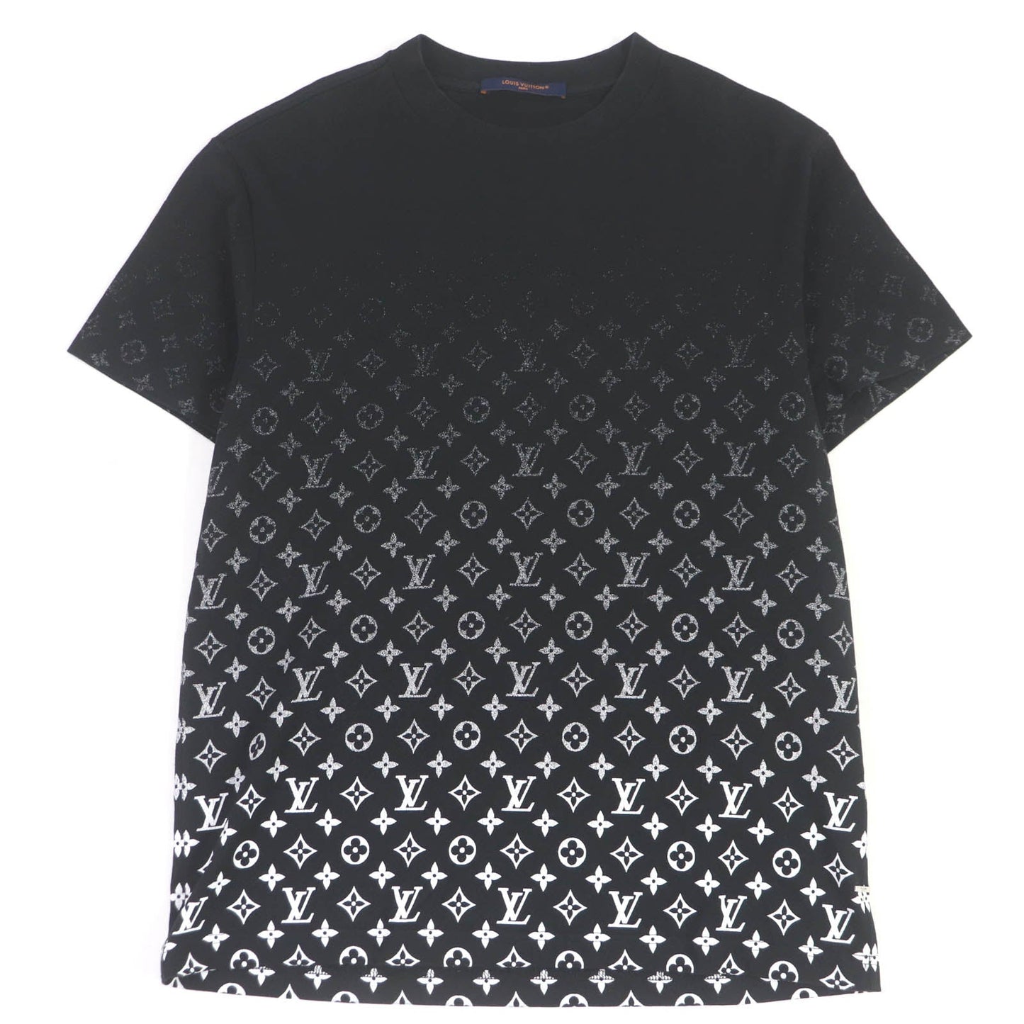 LOUIS VUITTON Short sleeve T-shirt cotton black S