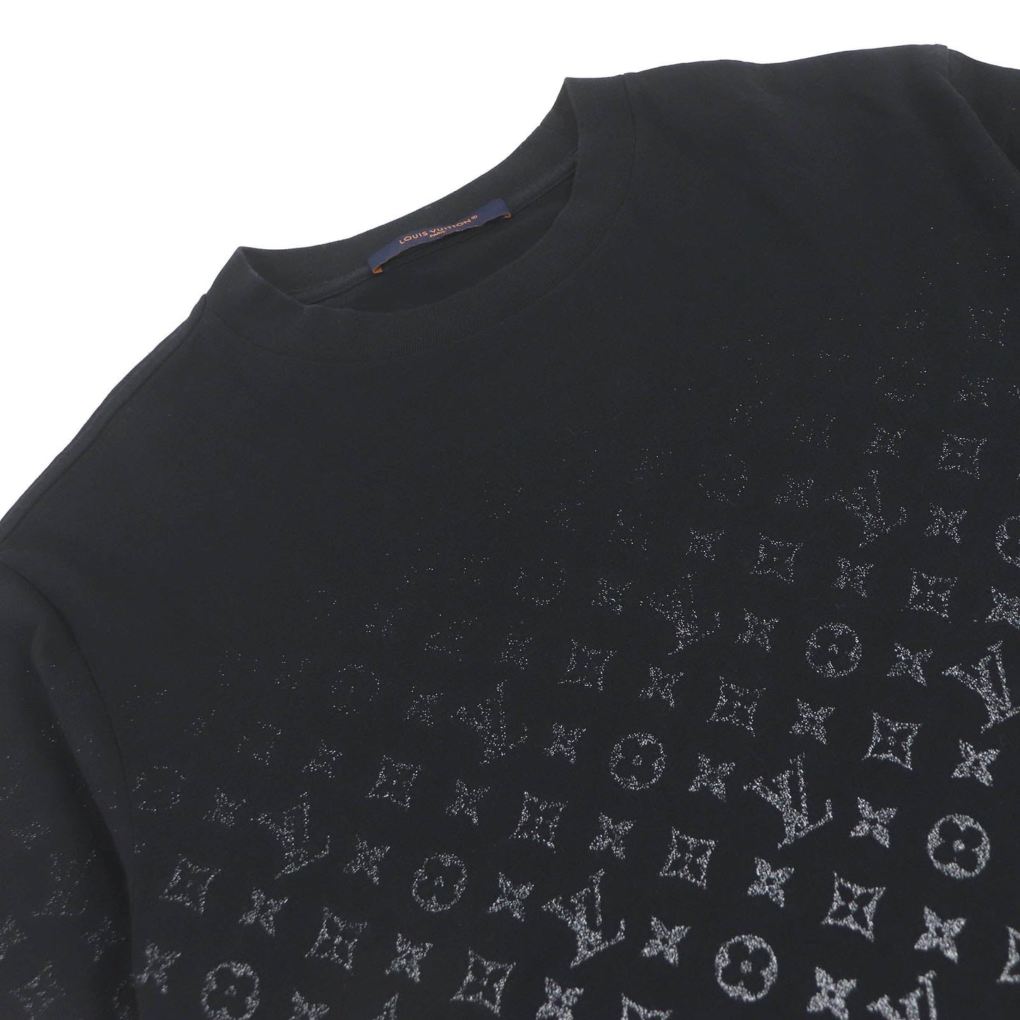LOUIS VUITTON Short sleeve T-shirt cotton black S
