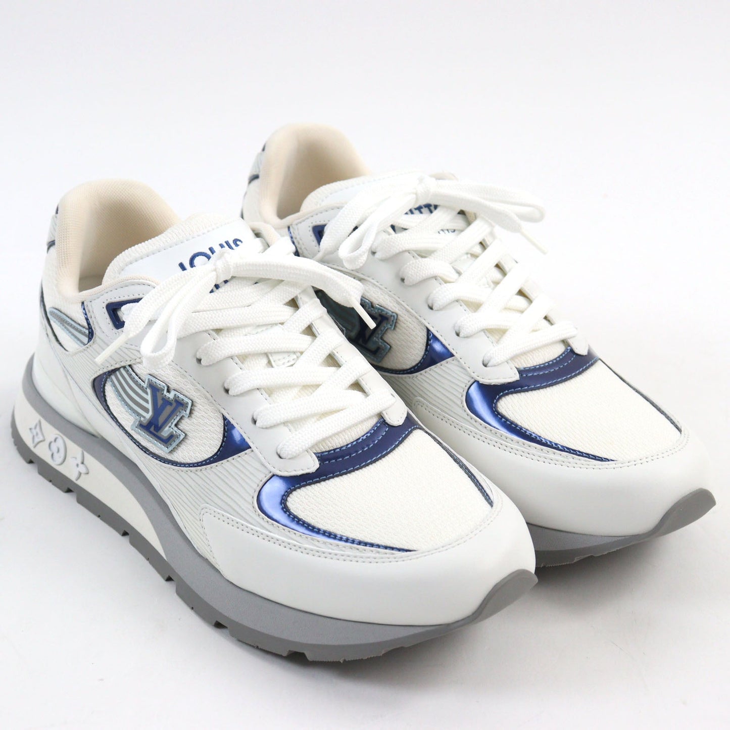 LOUIS VUITTON sneakers leather White type LV Runaway Line 6.5