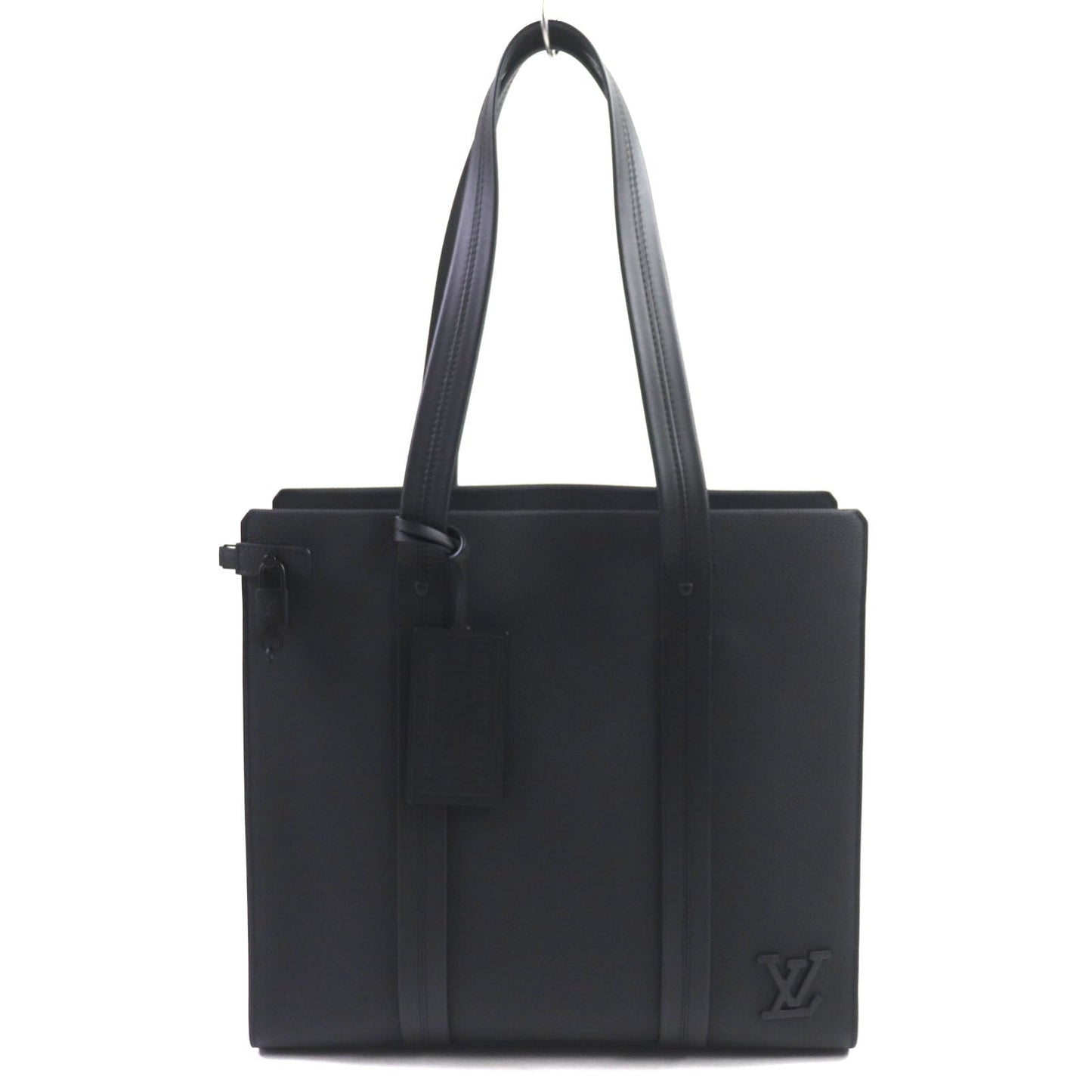 LOUIS VUITTON Tote Bag M57308 leather black Take Off LV Aerogram