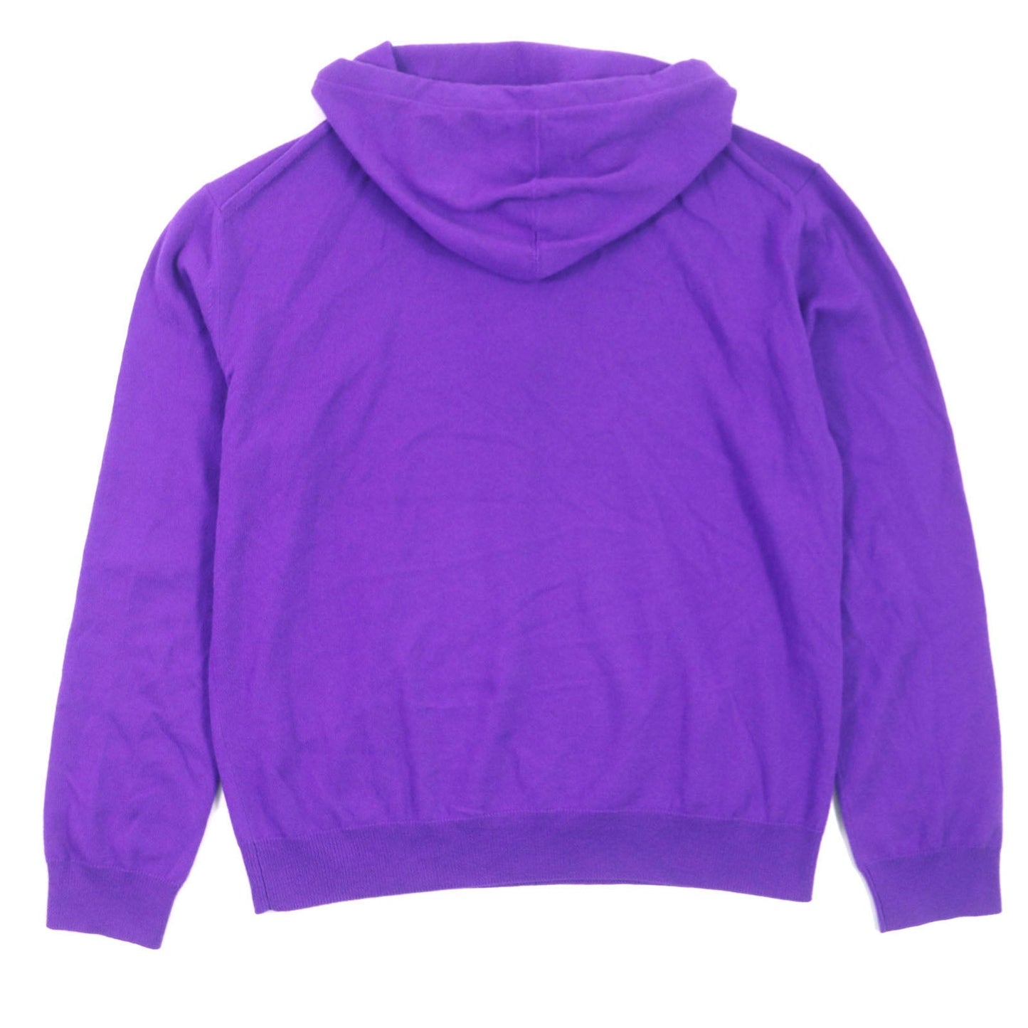 LOUIS VUITTON Hoodie cashmere purple LV embossed S