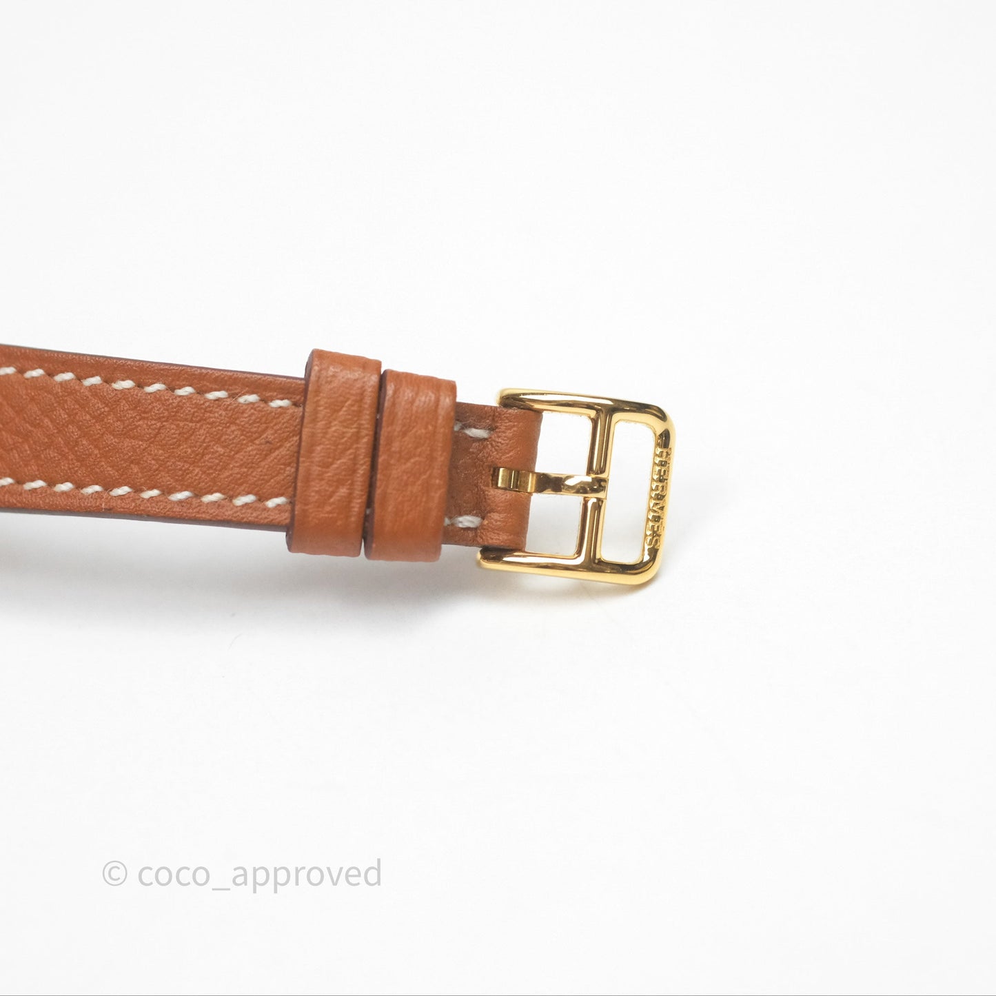Hermès Heure H TPM Watch Gold Epsom Gold Hardware