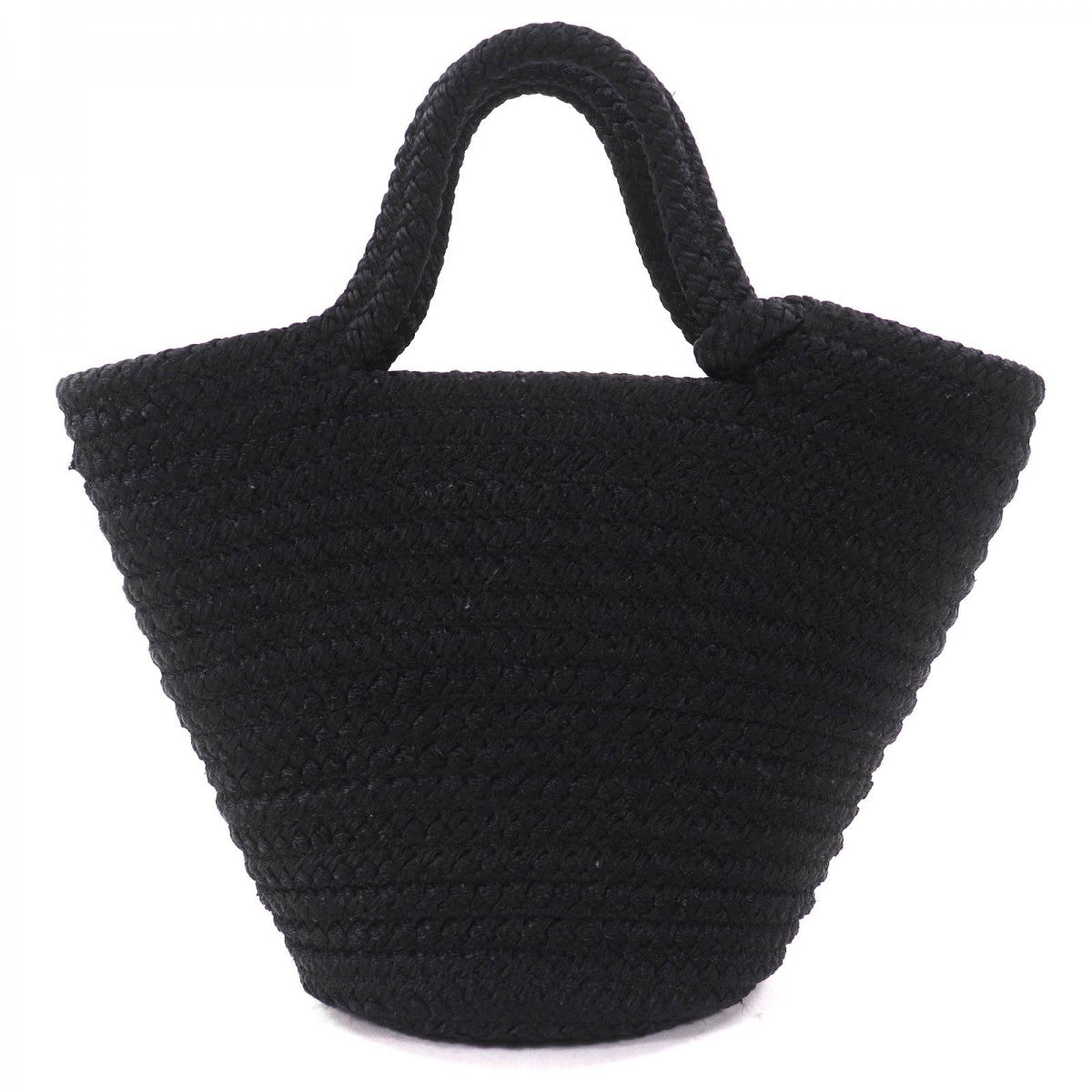 BALENCIAGA Shoulder Bag 695612 Nylon/Lambskin black Ibiza Small