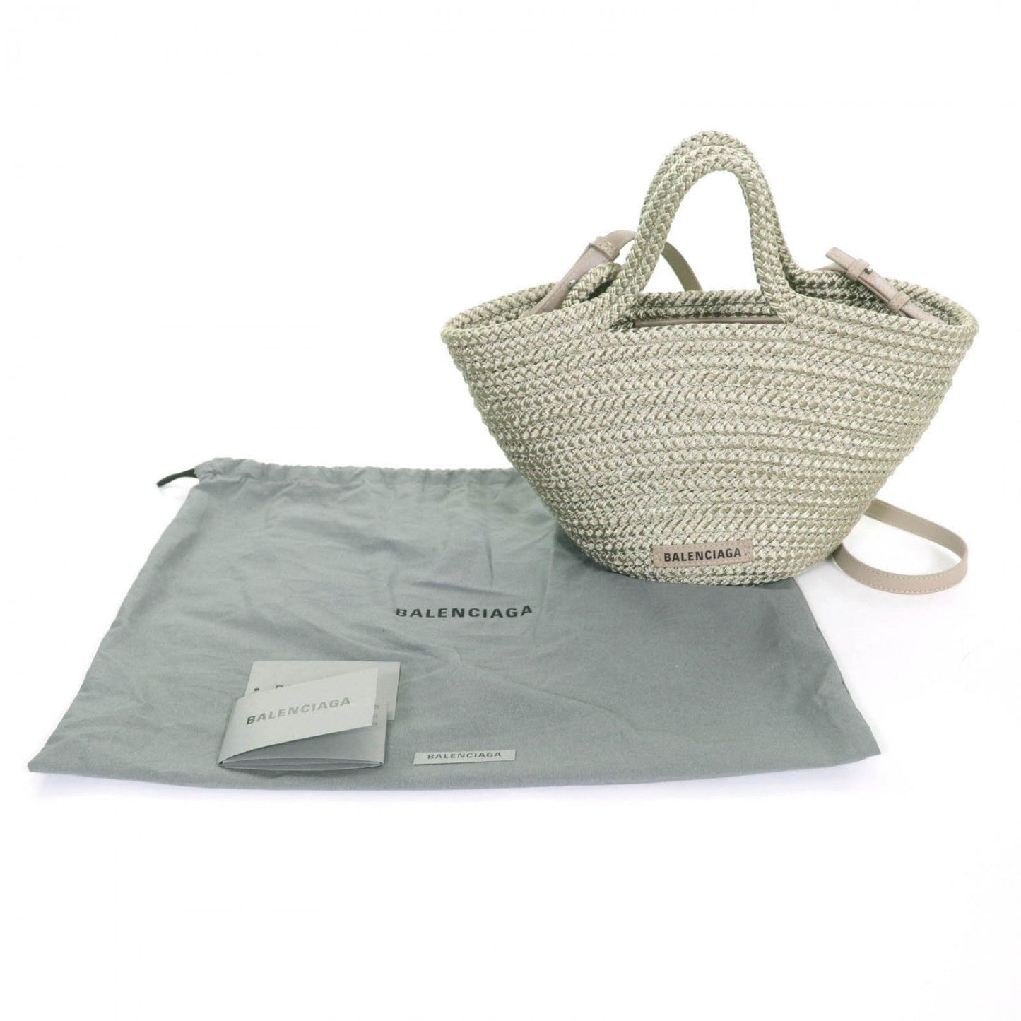 BALENCIAGA Shoulder Bag 695612 ー khaki Ibiza Small