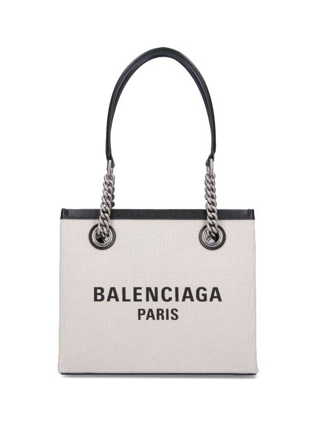 Luxury Balenciaga Duty Free Tote Bag White