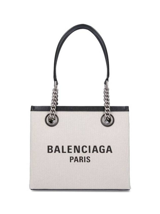 Luxury Balenciaga Duty Free Tote Bag White