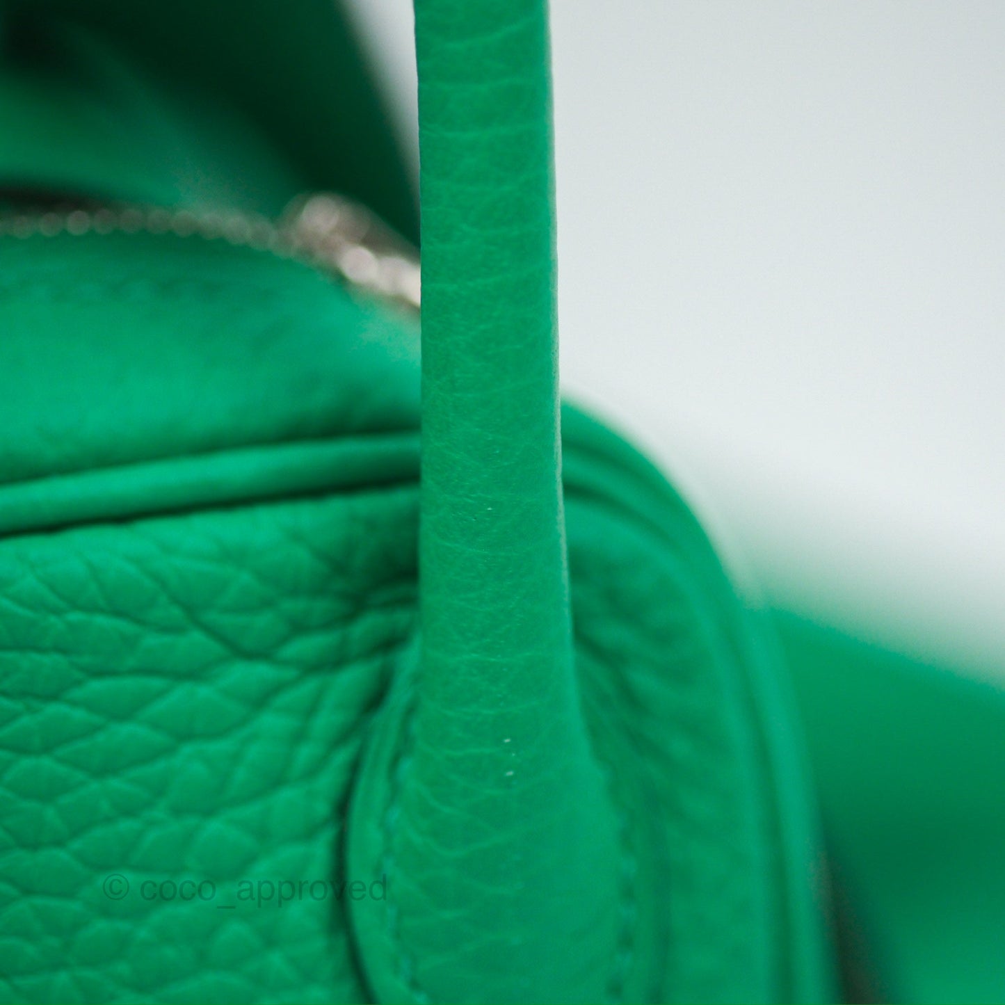 Hermès Mini Lindy 20 Menthe 6W Clemence Palladium Hardware