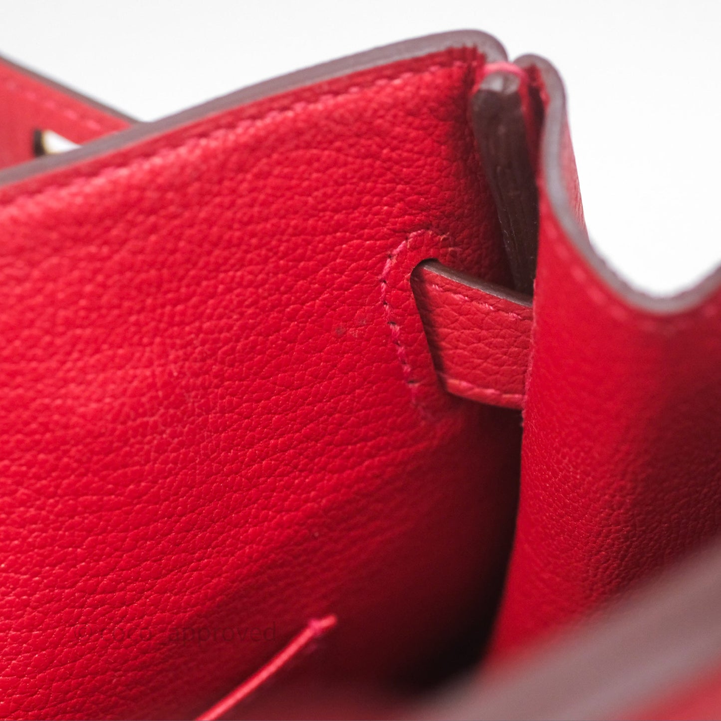 Hermès Birkin 30 Retourne Geranium D5 Togo Gold Hardware