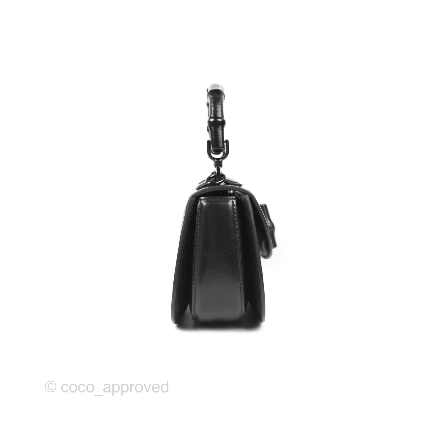 Gucci Bamboo 1947 Mini Top Handle Bag Black