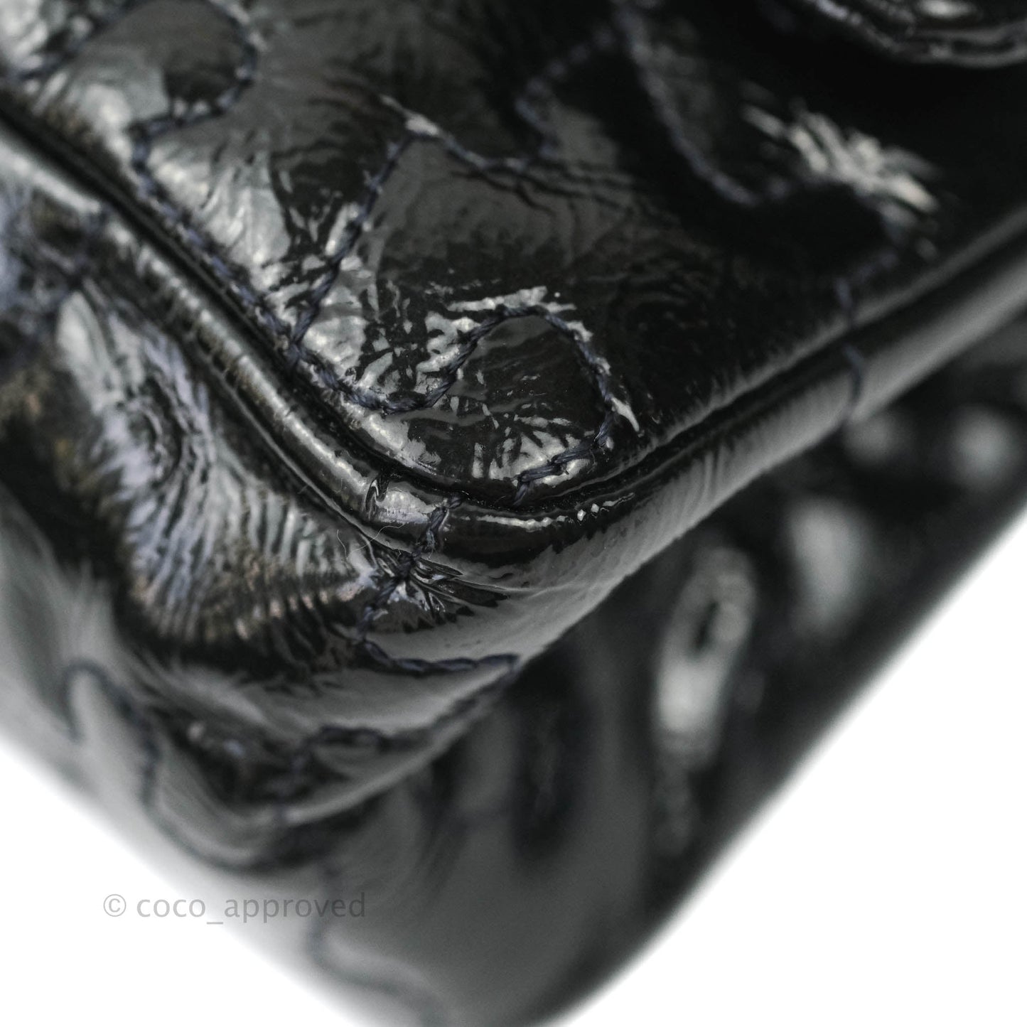 Chanel Puzzle 2.55 Reissue East West Flap Dark Green Patent Gold Hardware