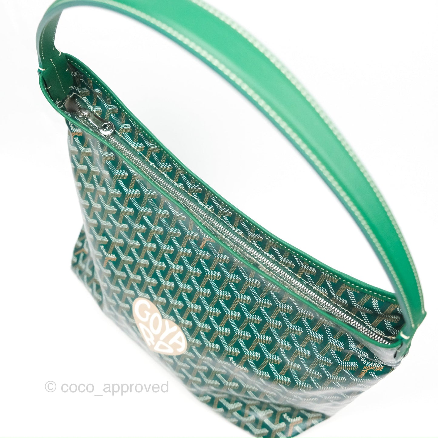 Goyard Bohème Hobo Bag Green Goyardine Canvas