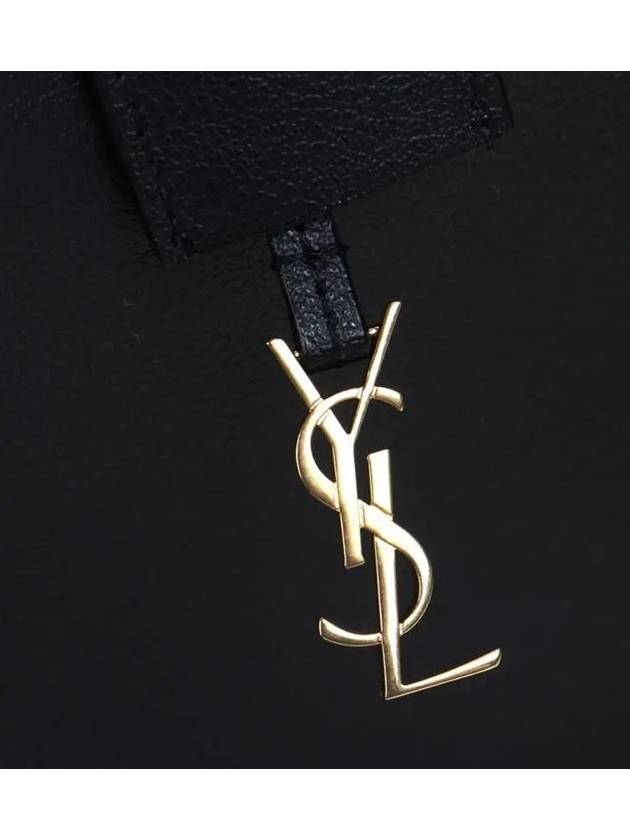 Luxury Saint Laurent North South Shopping Tote Bag Black