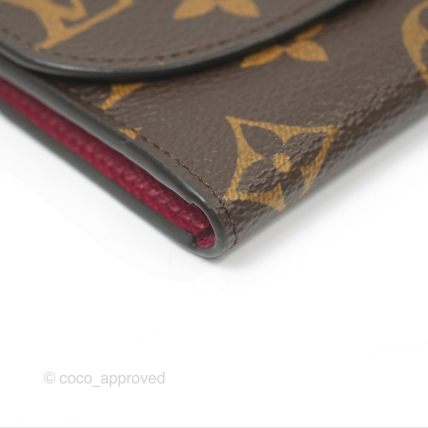 Louis Vuitton Rosalie Coin Purse Monogram Fuchsia Pink