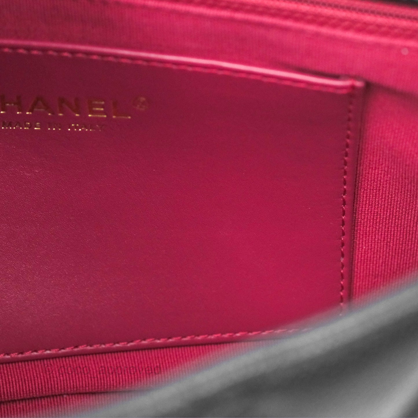 Chanel Chain Around Flap Bag Black Caviar Aged Gold Hardware 22B