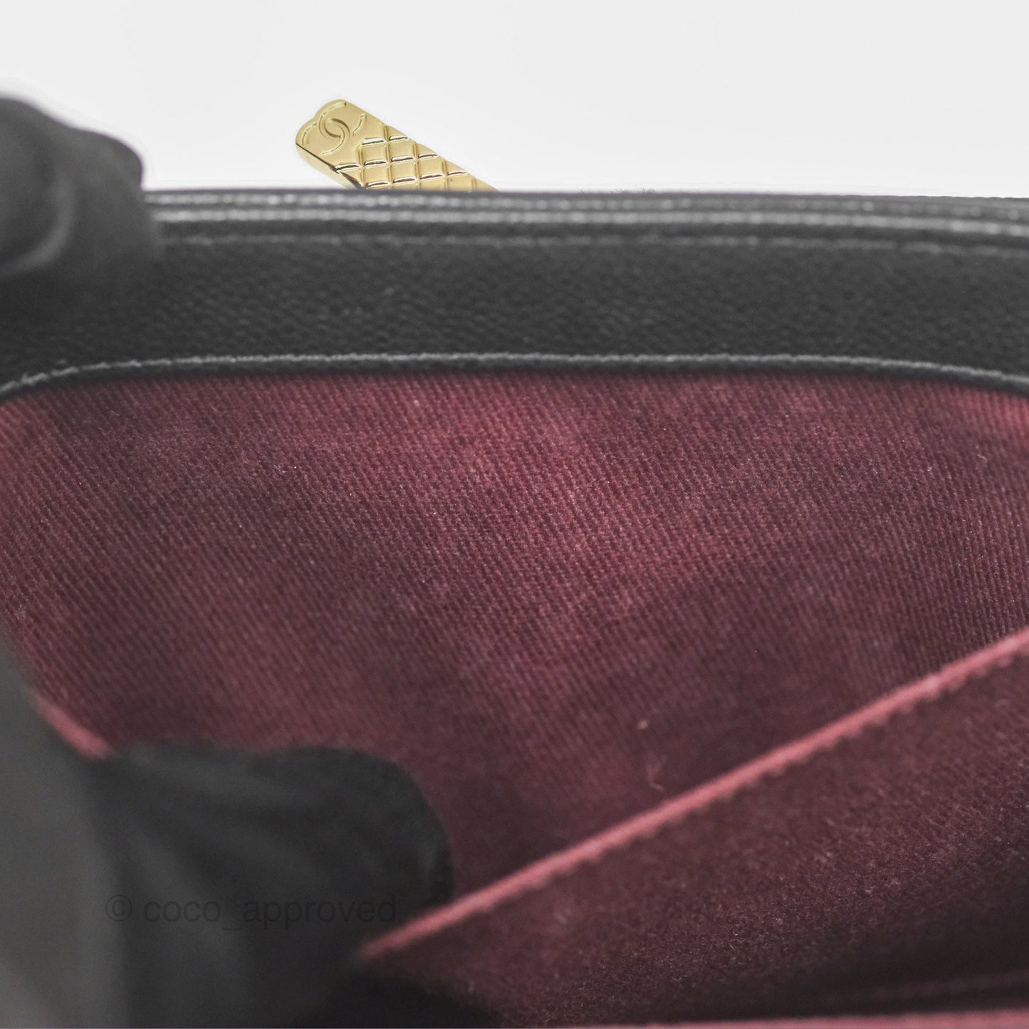 Chanel Quilted Small Business Affinity Flap Black Caviar Gold Hardware