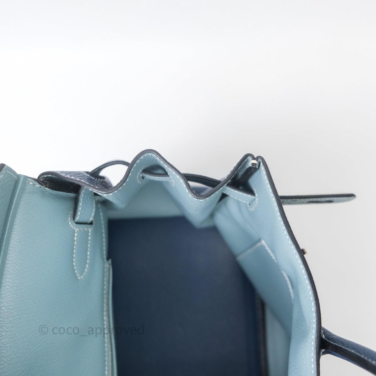 Hermès Birkin 35 Bleu de Prusse 7P Togo Palladium Hardware