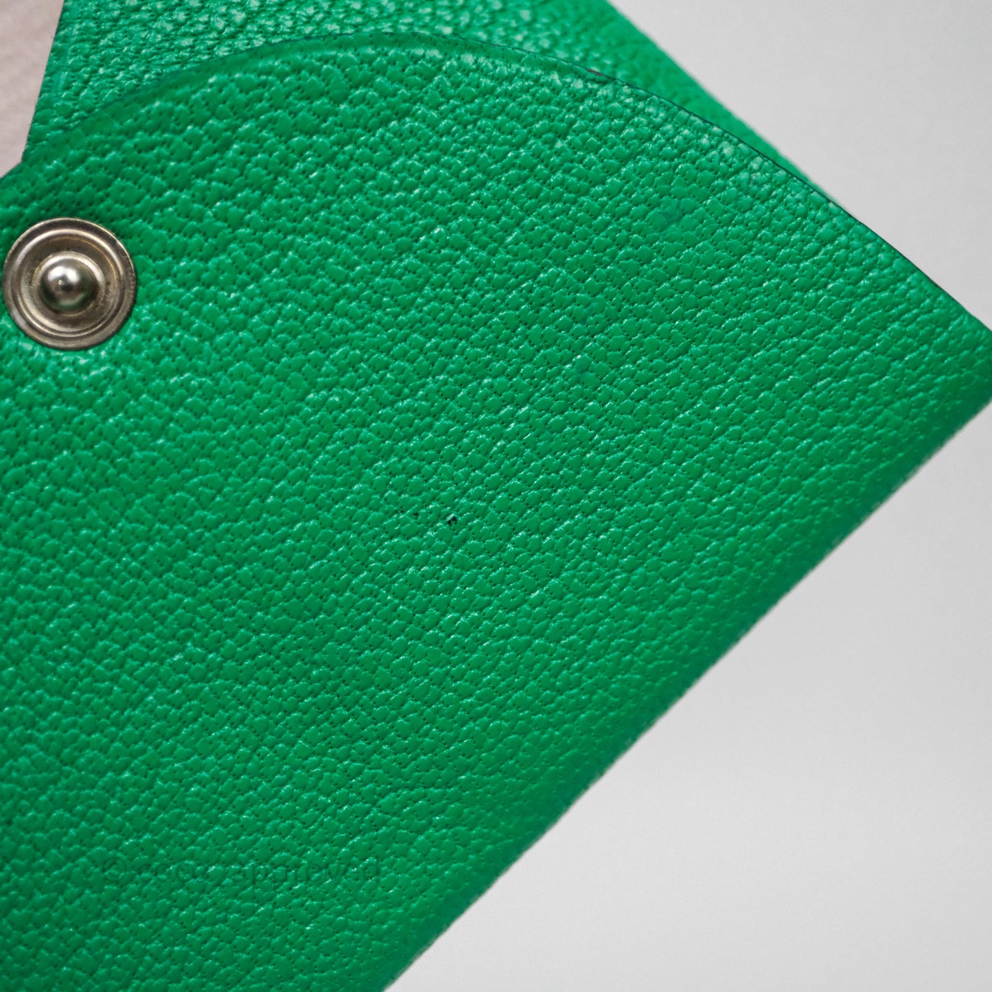 Hermès Bastia Coin Purse Green