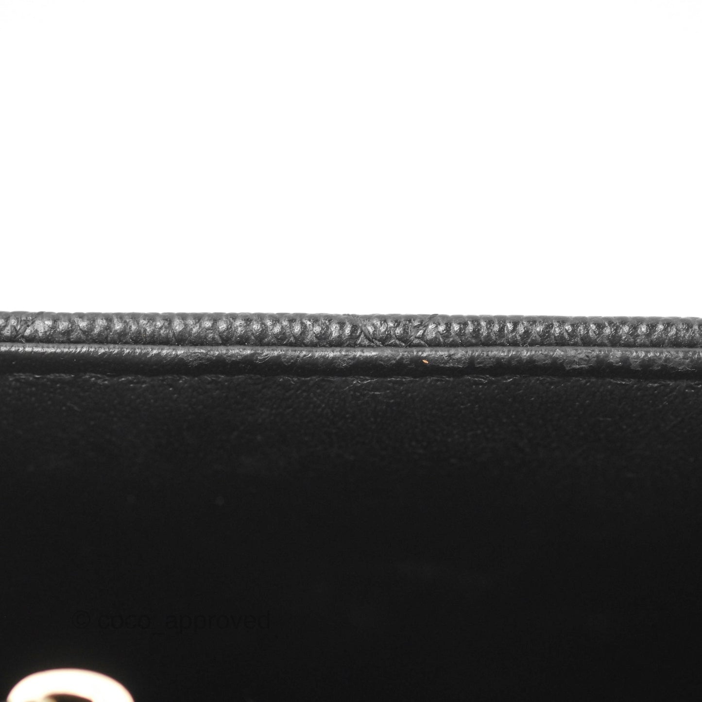 Chanel Quilted Mini Square Flap Black Caviar Gold Hardware