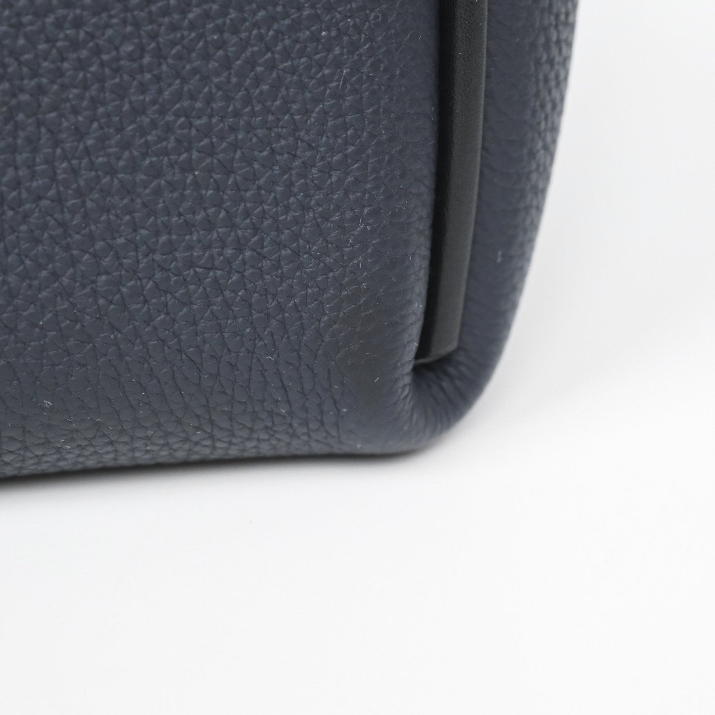 Hermès 24/24 29 Bleu Nuit 2Z / Noir Black 89 Togo/Swift Palladium Hardware