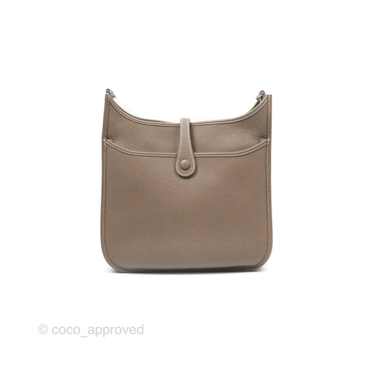 Hermes Evelyne III 29 Etoupe 18 Clemence Palladium Hardware