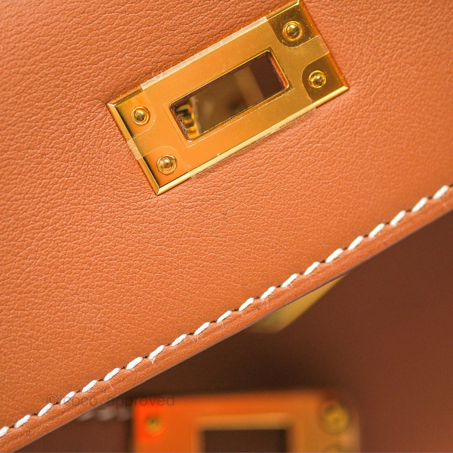 Hermès Kelly Mini Pochette Gold Swift Gold Hardware