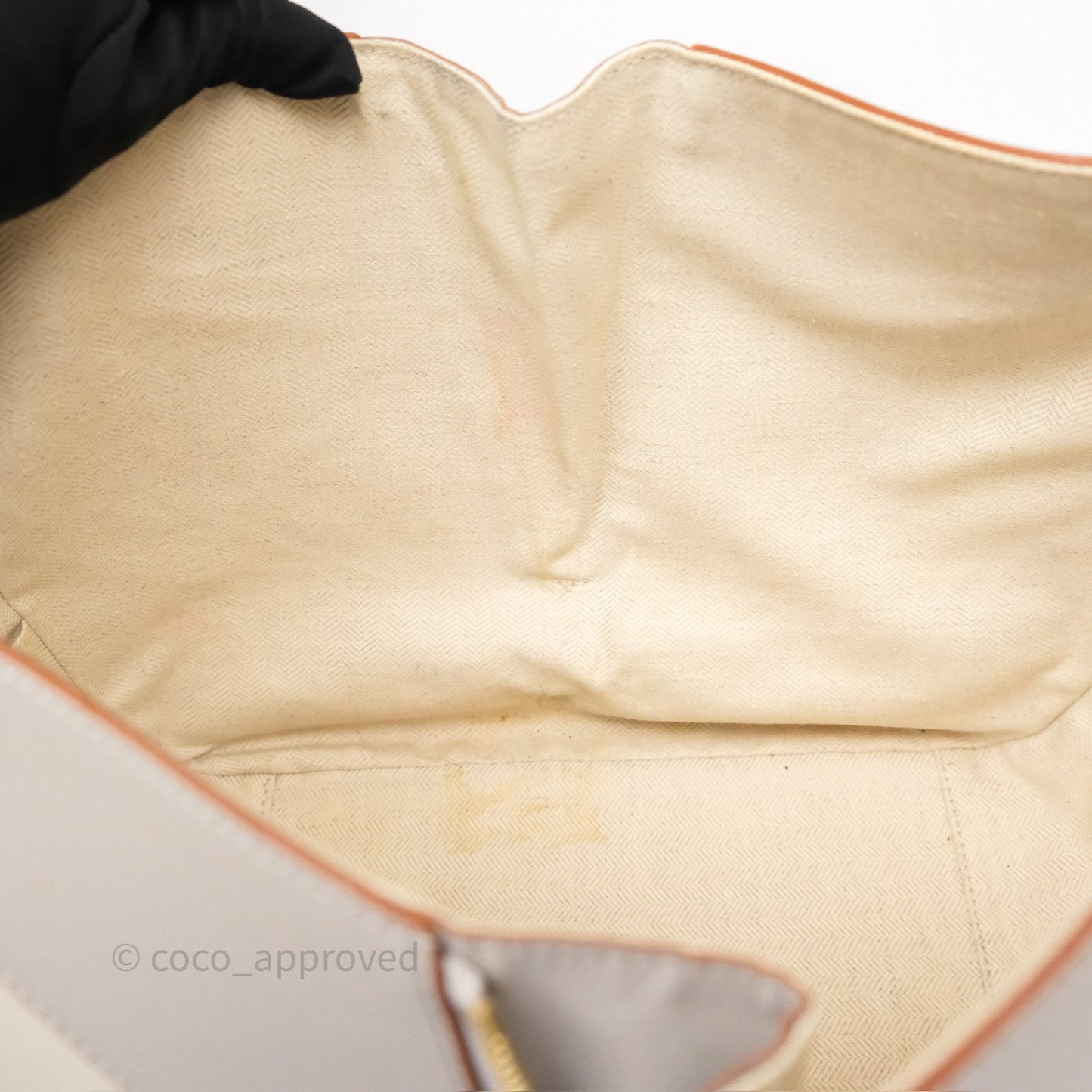 Loewe Small Hammock Shoulder Bag Calfskin Light Grey/Beige