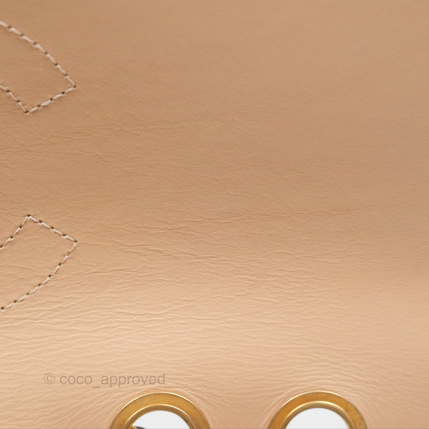 Chanel Quilted Medium CC Filigree Flap Beige Black Caviar
