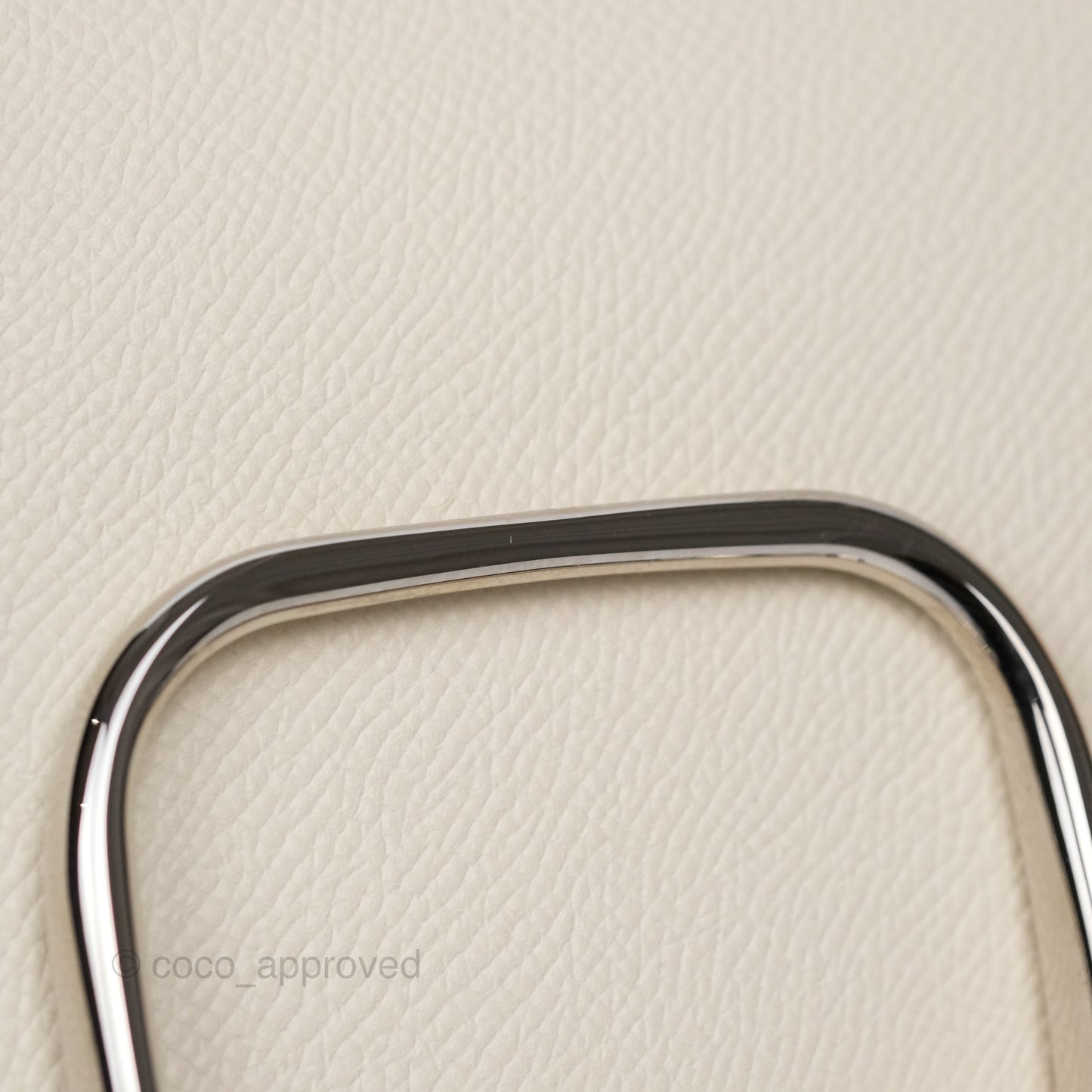 Hermès Della Cavalleria Mini Bag Nata I2 Epsom Palladium Hardware