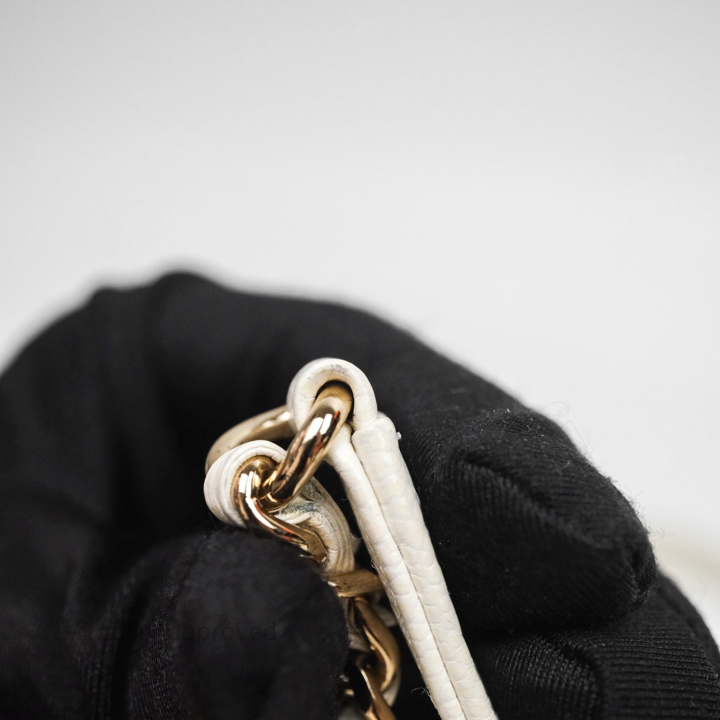 Chanel Quilted Business Affinity Backpack Ivory White Caviar Gold Hardware