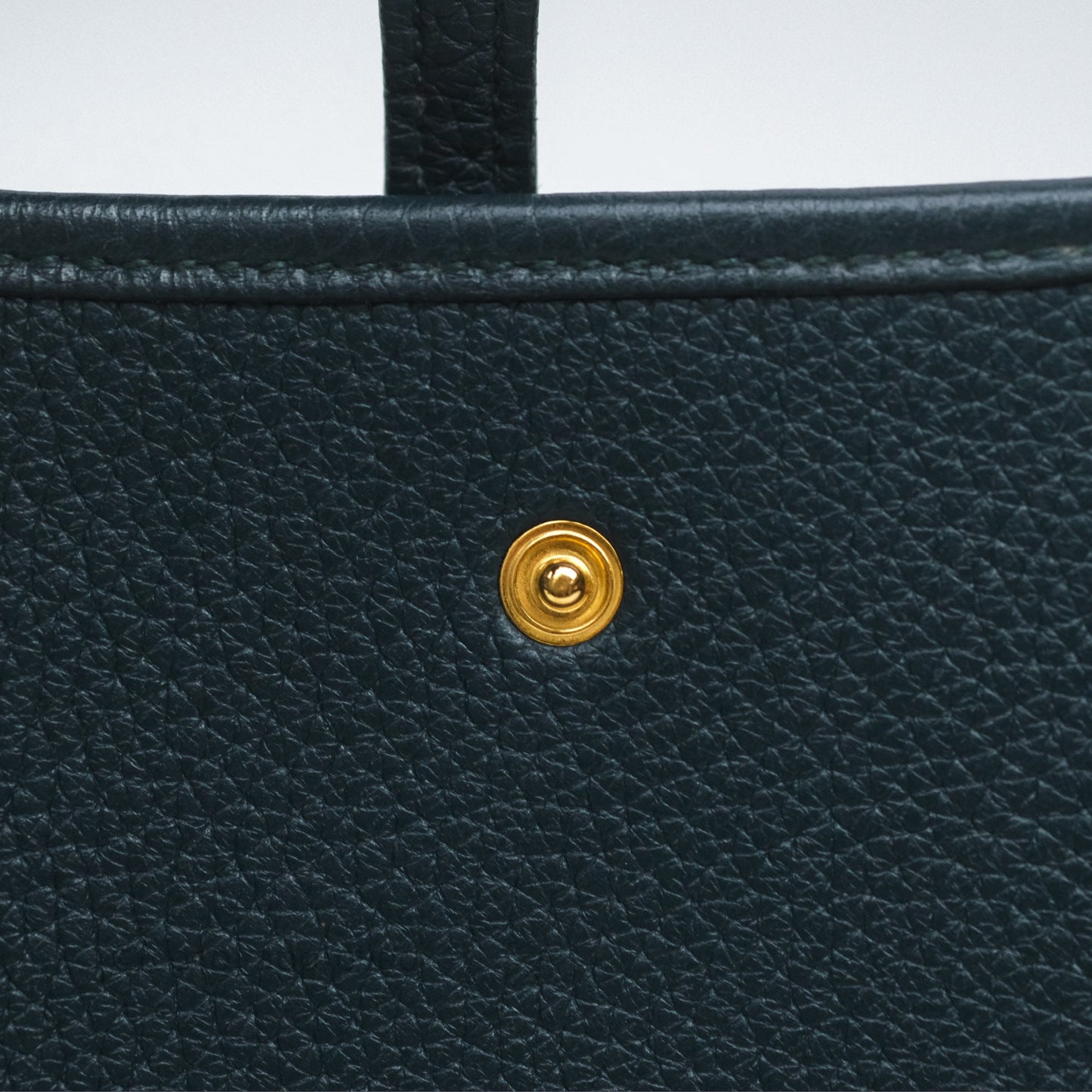 Hermès Mini Evelyne 16 Vert Cypres 6O Clemence Gold Hardware