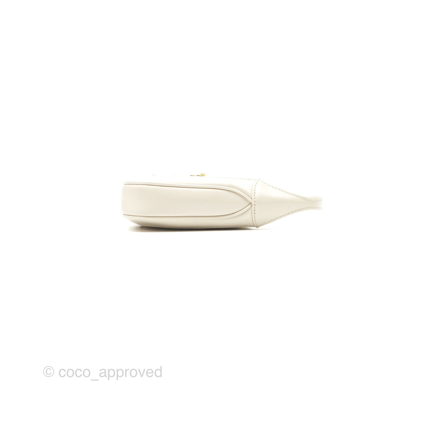 Gucci Jackie 1961 White Mini Shoulder Bag Gold Hardware