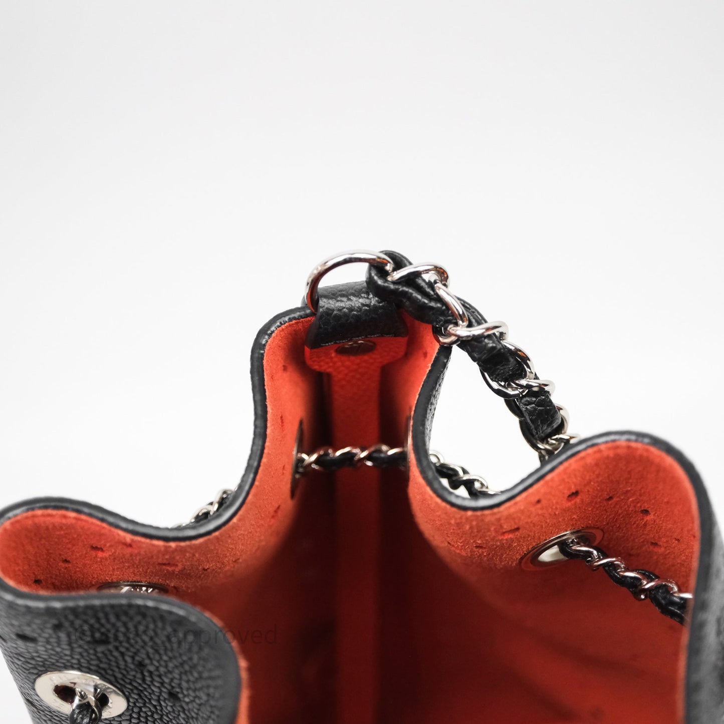 Chanel CC Drawstring Bucket Bag Black Caviar