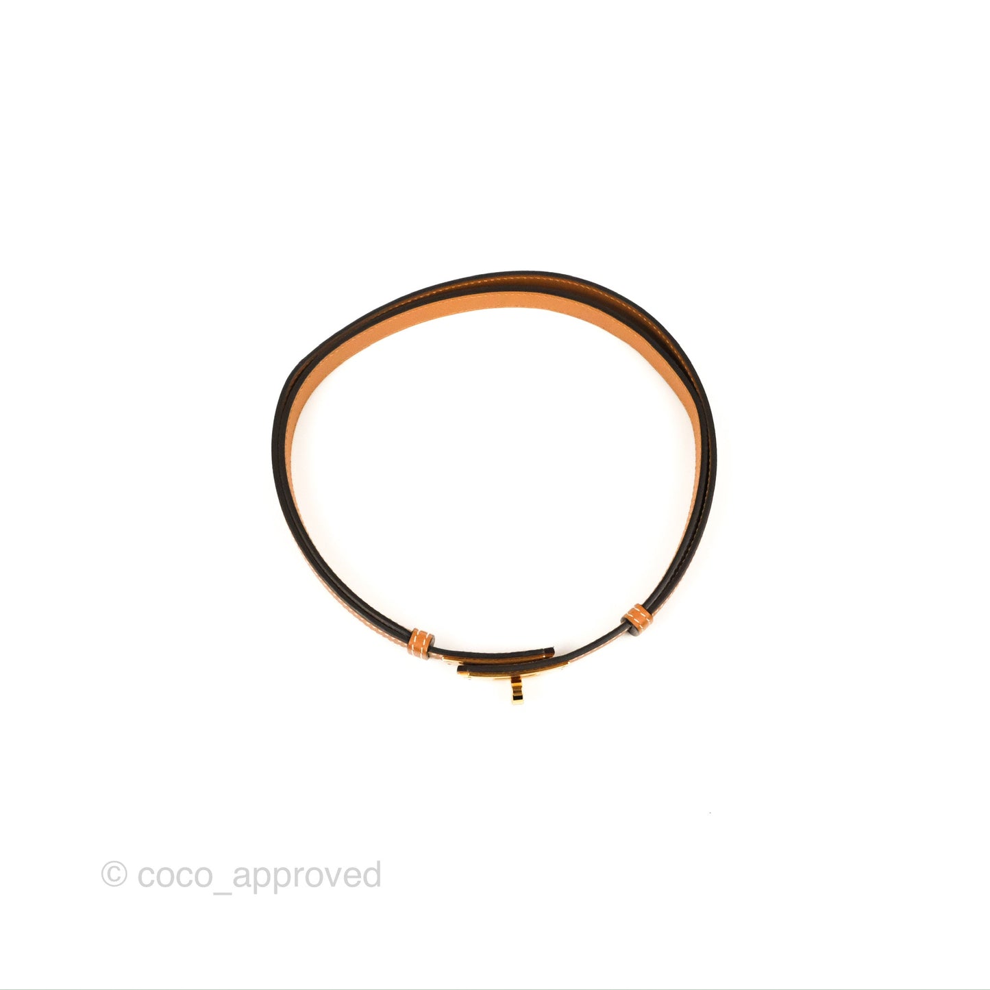 Hermès Kelly Buckle Belt Gold Epsom Gold Hardware
