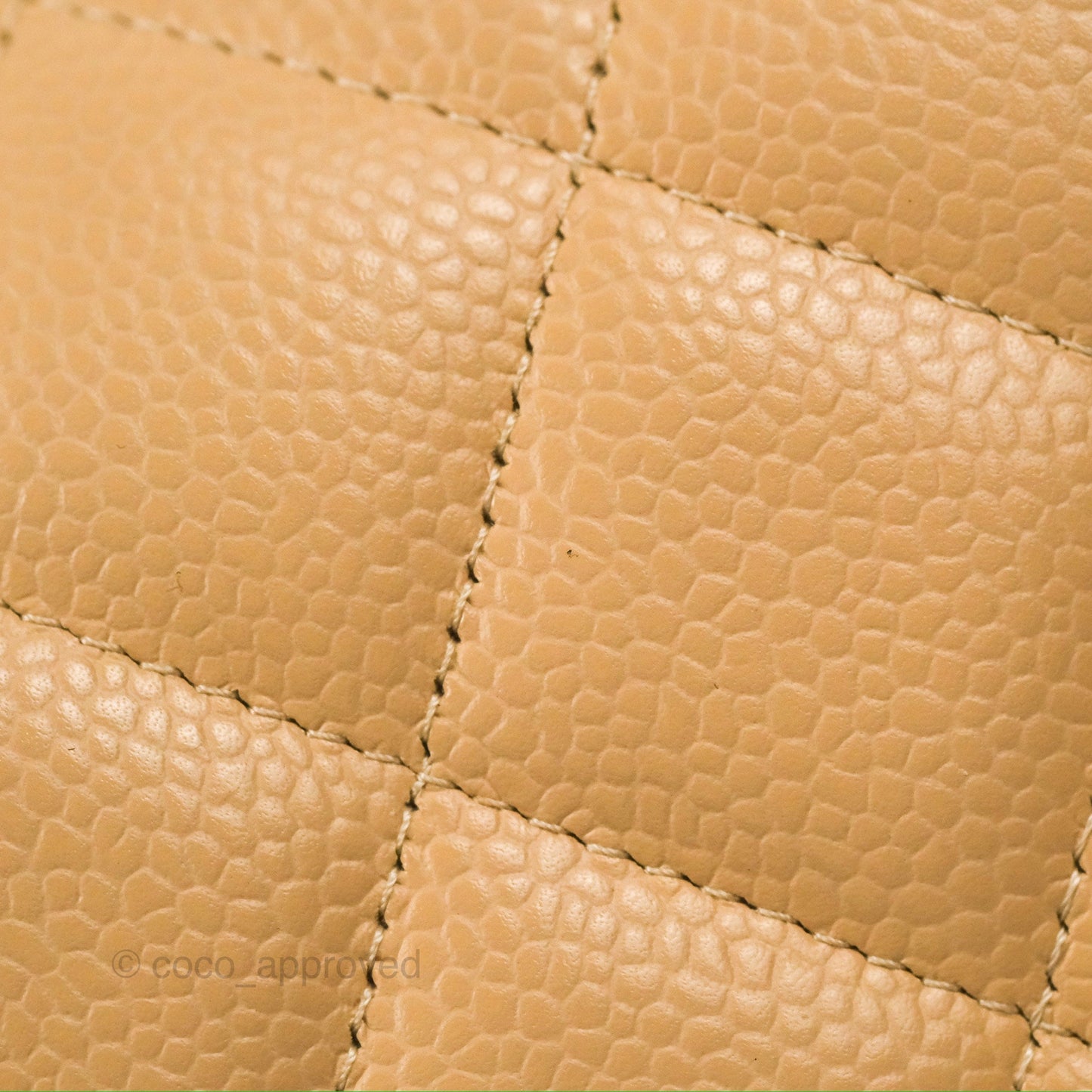 Chanel Jumbo Double Flap Beige Caviar Gold Hardware⁣⁣